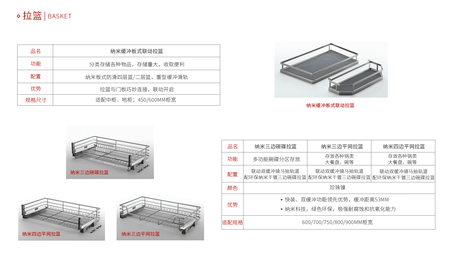 bifa必发集团五金拉篮