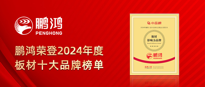 bifa必发集团荣登2024年度板材十大品牌榜单